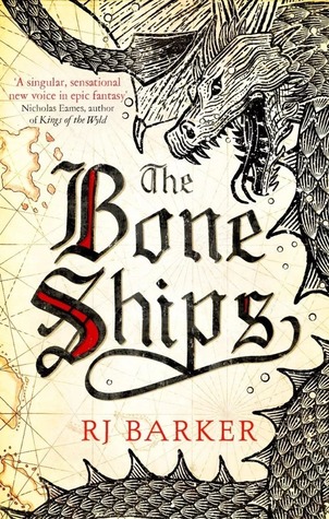 cover for The bone ships fantasy book